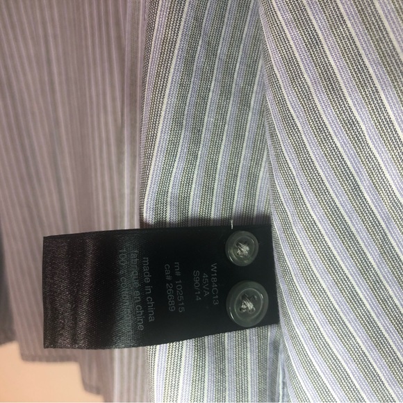 John Varvatos striped button down shirt. Play or Pro, M or F. A standout. XL - Picture 4 of 9